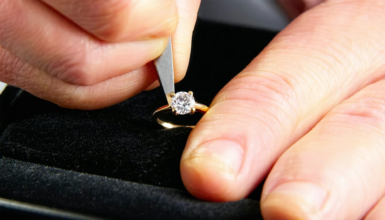 How We Set 18K Gold Bezels on Plush
